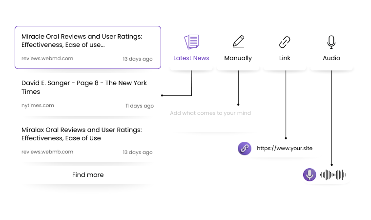 TRIKL - Create Content From Links, News, Audio