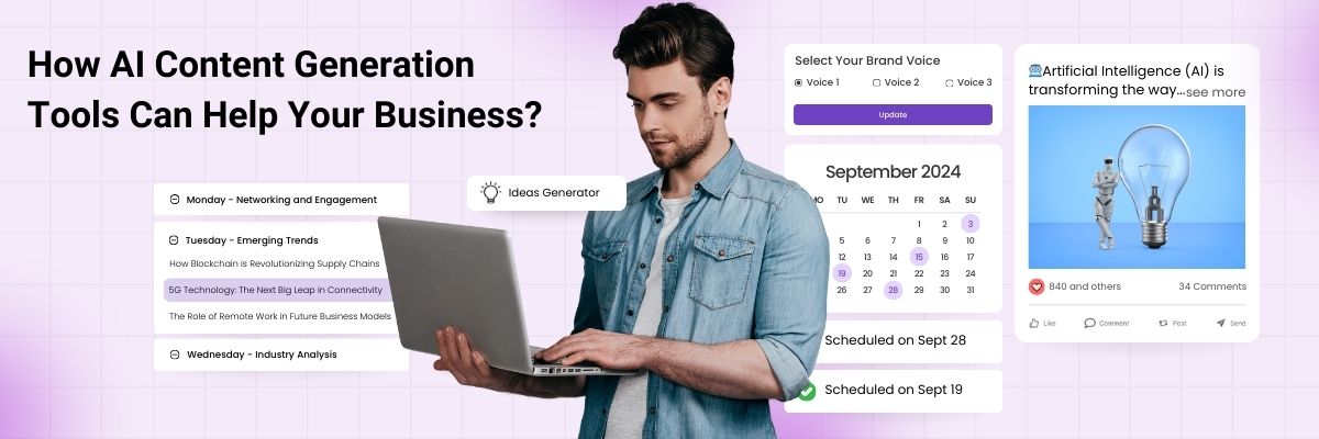 How AI Content Generation Tools Can Help Your Business?